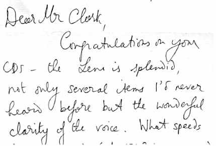 Customer Letter