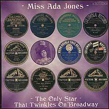 Ada Jones - The Only Star That Twinkles On Broadway (CDR73)