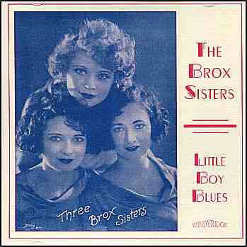 The Brox Sisters  CD 